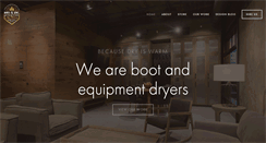 Desktop Screenshot of custombootdryers.com